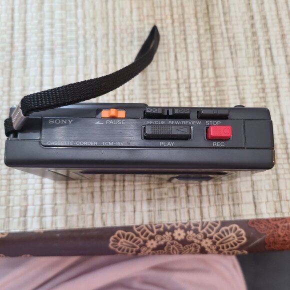 Sony VOR Voice Operated Recording Cassette Recorder TCM-15V FOR PARTS ONLY - Picture 2 of 5